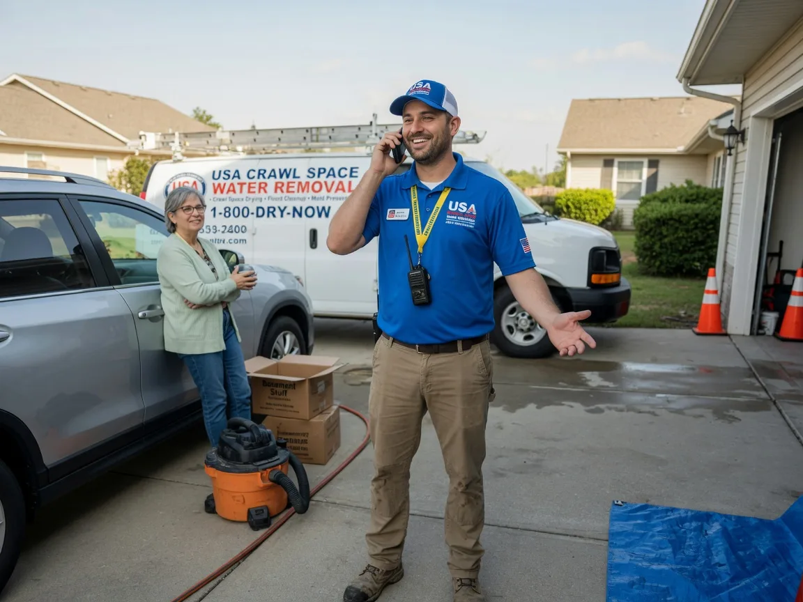 Crawl Space Water Removal Bellevue, NE FAQs